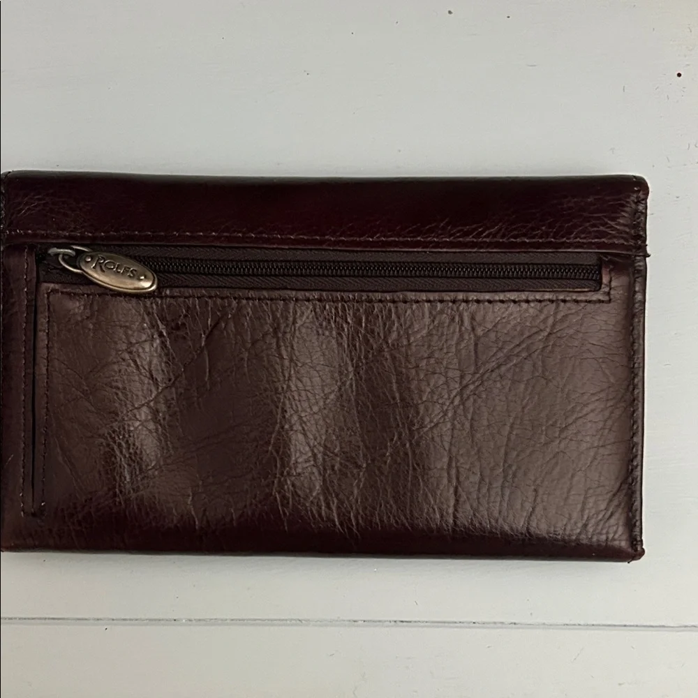 Rolfs Rich Brown/maroon  Leather wallet